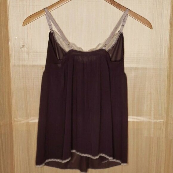 Victoria's Secret Womens Purple Semi Sheer Babydoll Medium - Picture 2 of 8